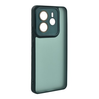 Redmi Note 14 4G GIGAPACK Szilikon telefonvédő ütésállóság, kameravédő, SÖTÉTZÖLD