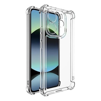 Redmi Note 14 4G GIGAPACK Szilikon telefonvédő ütésállóság, légpárnás sarok, ÁTLÁTSZÓ