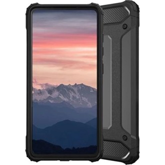 Redmi Note 14 5G GIGAPACK Defender szilikon telefonvédő ütésállóság, fémhatás, FEKETE