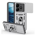 Redmi Note 14 5G GIGAPACK Defender szilikon telefonvédő ütésállóság, kameravédő, EZÜST