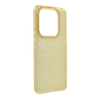 Redmi Note 14 5G GIGAPACK Szilikon telefonvédő műanyag belső, csillogó hátlap, ARANY