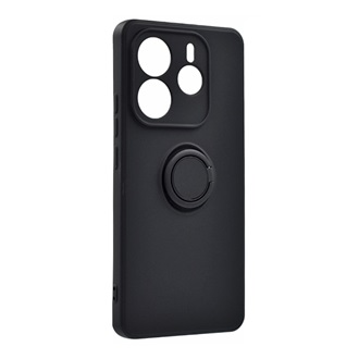 Redmi Note 14 5G GIGAPACK Szilikon telefonvédő tartógyűrű, kameravédő, FEKETE