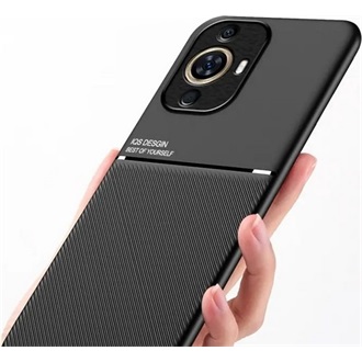 Redmi Note 14 5G GIGAPACK Szilikon telefonvédő ütésállóság, csíkos, SÖTÉTKÉK