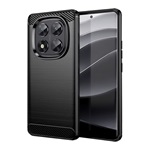 Redmi Note 14 Pro 4G GIGAPACK Szilikon telefonvédő ütésállóság, karbon minta, FEKETE