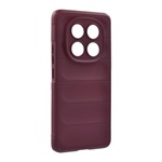 Redmi Note 14 Pro 5G GIGAPACK Szilikon telefonvédő ütésállóság, 3D, BORDÓ