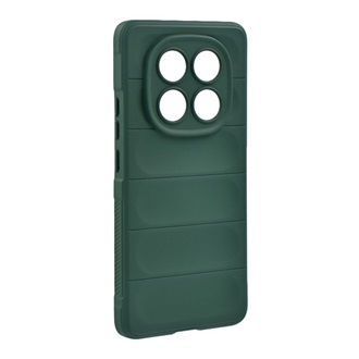 Redmi Note 14 Pro 5G GIGAPACK Szilikon telefonvédő ütésállóság, 3D, SÖTÉTZÖLD