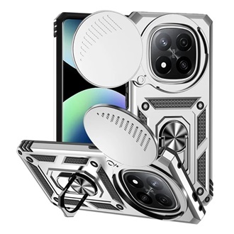 Redmi Note 14 Pro Plus 5G GIGAPACK Defender szilikon telefonvédő ütésállóság, kameravédő, EZÜST