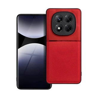 Redmi Note 14 Pro Plus 5G GIGAPACK Szilikon telefonvédő ütésállóság, csíkos, PIROS