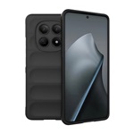 Redmi Note 15 4G GIGAPACK Szilikon telefonvédő ütésállóság, 3D, FEKETE