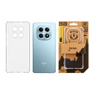 Redmi Note 15 4G / Note 15 5G TACTICAL TPU PLYO szilikon telefonvédő ütésállóság, légpárnás sarok, ÁTLÁTSZÓ