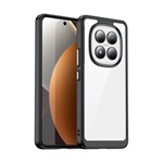 Redmi Note 15 Pro 4G GIGAPACK Szilikon telefonvédő ütésállóság, átlátszó hátlap, FEKETE