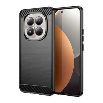 Redmi Note 15 Pro 4G GIGAPACK Szilikon telefonvédő ütésállóság, karbon minta, FEKETE