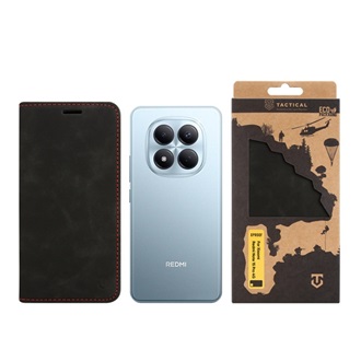 Redmi Note 15 Pro 4G TACTICAL XPROOF tok álló, bőr hatású FLIP, prémium, FEKETE