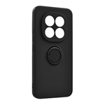 Redmi Note 15 Pro 5G GIGAPACK Szilikon telefonvédő tartógyűrű, kameravédő, FEKETE