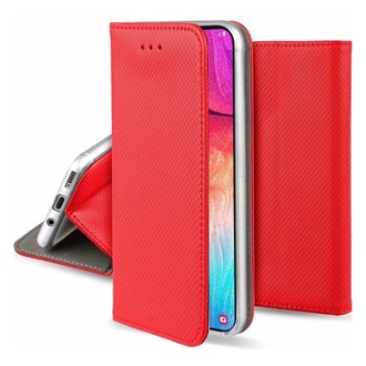 Redmi Note 15 Pro 5G GIGAPACK Tok álló, bőr hatású FLIP, rombusz, PIROS