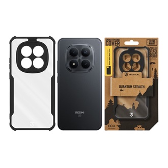 Redmi Note 15 Pro 5G / Note 15 Pro 4G TACTICAL QUANTUM STEALTH szilikon telefonvédő ütésállóság, kameravédő, FEKETE