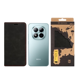 Redmi Note 15 Pro 5G TACTICAL XPROOF tok álló, bőr hatású FLIP, prémium, FEKETE