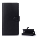 Redmi Note 2 Gigapack Tok álló, bőr hatású FLIP, prémium, FEKETE