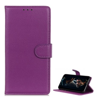 Redmi Note 8T GIGAPACK Tok álló, bőr hatású FLIP, prémium, LILA