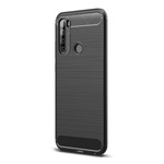 Redmi Note 8T Gigapack Szilikon telefonvédő ütésállóság, karbon minta, FEKETE