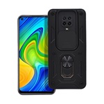 Redmi Note 9 Pro GIGAPACK Defender szilikon telefonvédő ütésállóság, kameravédő, FEKETE