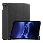 Redmi Pad 2 9.7 GIGAPACK Tok álló, bőr hatású aktív FLIP, asztali tartó, FEKETE