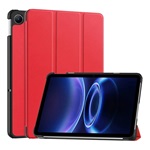 Redmi Pad 2 9.7 GIGAPACK Tok álló, bőr hatású aktív FLIP, asztali tartó, PIROS