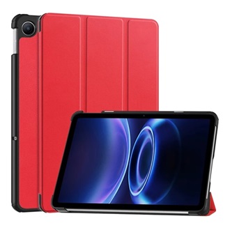 Redmi Pad 2 9.7 GIGAPACK Tok álló, bőr hatású aktív FLIP, asztali tartó, PIROS