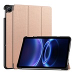 Redmi Pad 2 9.7 GIGAPACK Tok álló, bőr hatású aktív FLIP, asztali tartó, ROZÉARANY