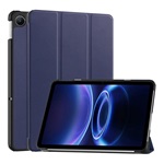 Redmi Pad 2 9.7 GIGAPACK Tok álló, bőr hatású aktív FLIP, asztali tartó, SÖTÉTKÉK