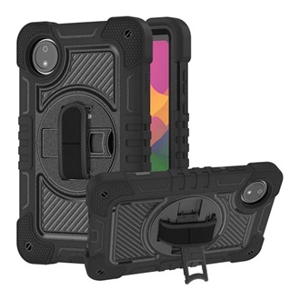 Redmi Pad SE 8.7 GIGAPACK Defender műanyag telefonvédő ütésállóság, vállpánt, FEKETE