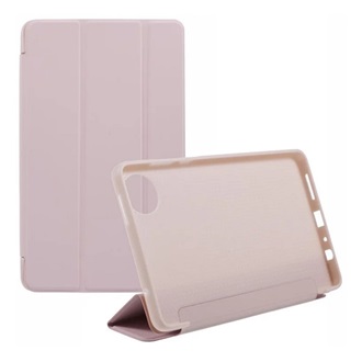 Redmi Pad SE 8.7 GIGAPACK Tok álló, bőr hatású FLIP, asztali tartó, RÓZSASZÍN