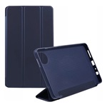 Redmi Pad SE 8.7 GIGAPACK Tok álló, bőr hatású FLIP, asztali tartó, SÖTÉTKÉK