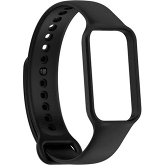 Redmi Smart Band 2 Gigapack Pótszíj egyedi méret, szilikon, FEKETE