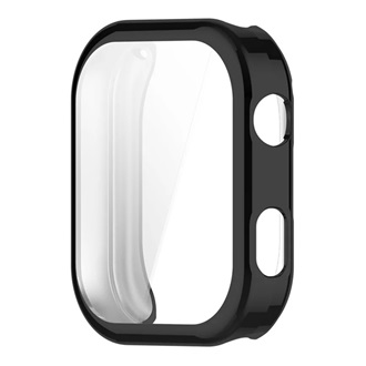 Redmi Watch 6 NFC / 6 GIGAPACK Szilikon keret BUMPER, ütésállóság + kijelzővédő üveg, FEKETE