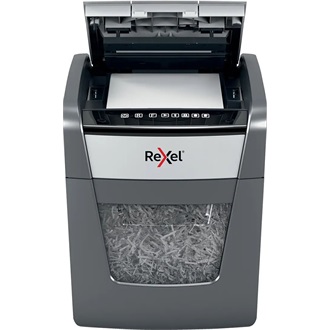 Rexel Optimum AutoFeed+ 50X keresztvágó / konfettivágó iratmegsemmisítő szürke