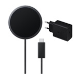 SAMSUNG asztali töltő 25W, QI 2.2 + hálózati töltő, FEKETE