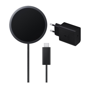 SAMSUNG asztali töltő 25W, QI 2.2 + hálózati töltő, FEKETE