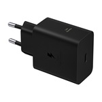 SAMSUNG hálózati töltő Type-C aljzat (60W, PD gyorstöltő) FEKETE