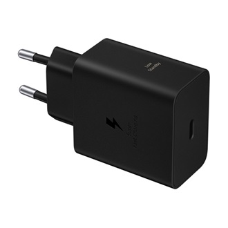 SAMSUNG hálózati töltő Type-C aljzat (60W, PD gyorstöltő) FEKETE