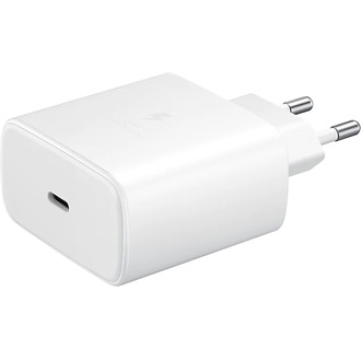 SAMSUNG hálózati töltő Type-C aljzat 45W, PD gyorstöltő + 100cm Type-C kábel, FEHÉR