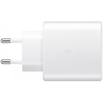 SAMSUNG hálózati töltő Type-C aljzat 45W, PD gyorstöltő + 100cm Type-C kábel, FEHÉR