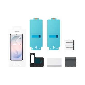 SAMSUNG képernyővédő fólia 2db (tükröződésmentes, törlőkendő + segédkeret) ÁTLÁTSZÓ