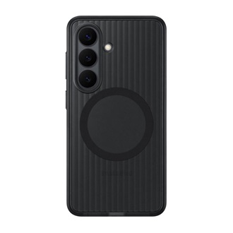 SAMSUNG műanyag telefonvédő (dupla rétegű, gumírozott) FEKETE