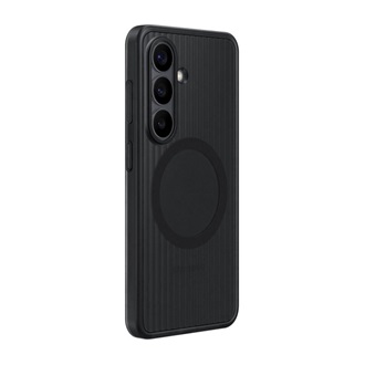 SAMSUNG műanyag telefonvédő (dupla rétegű, gumírozott) FEKETE