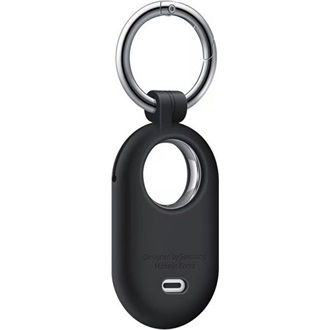 SAMSUNG szilikon tok kulcstartó FEKETE Samsung Galaxy SmartTag2