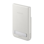 SAMSUNG vésztöltő Type-C aljzat (5000mAh, 25W, PD gyorstöltő, LED jelzés, Qi2, kitámasztó) SZÜRKE