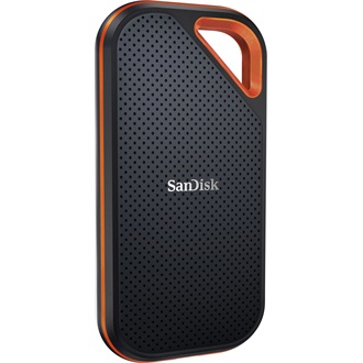 Sandisk Extreme PRO Portable V2 2TB USB3.2 Gen2×2 C vízálló ütésálló külső SSD szürke-narancssárga (IP65)