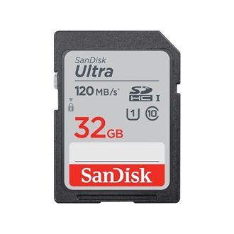 SANDISK SDHC ULTRA 32GB, 120MB/s, CL10, UHS-I memóriakártya