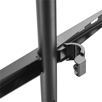 SBOX FS-1246F 45"-65" TV tripod tartó állvány fekete-barna